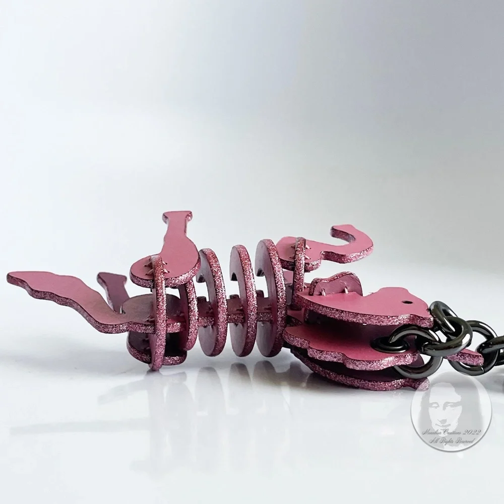 Coach Unicorn Bag Charm Small Pink Sparkles Rare NWOT - Picture 5 of 7